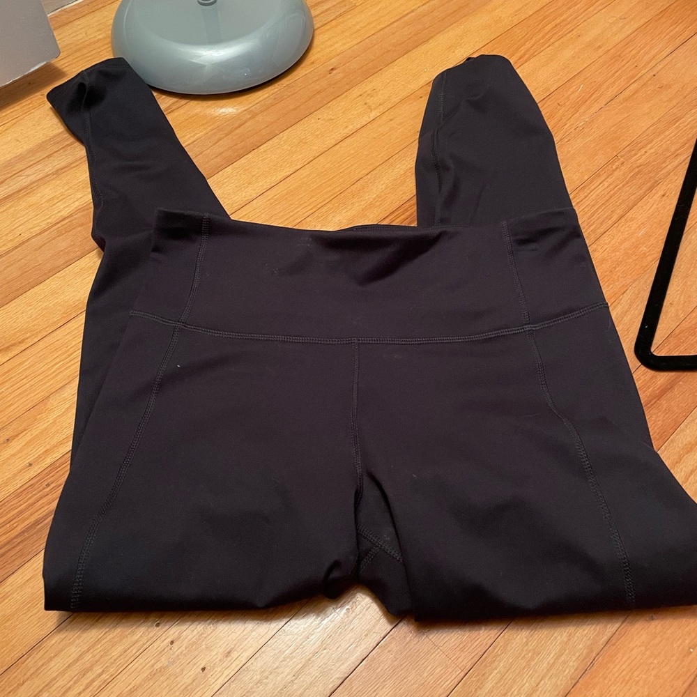 plain black leggings